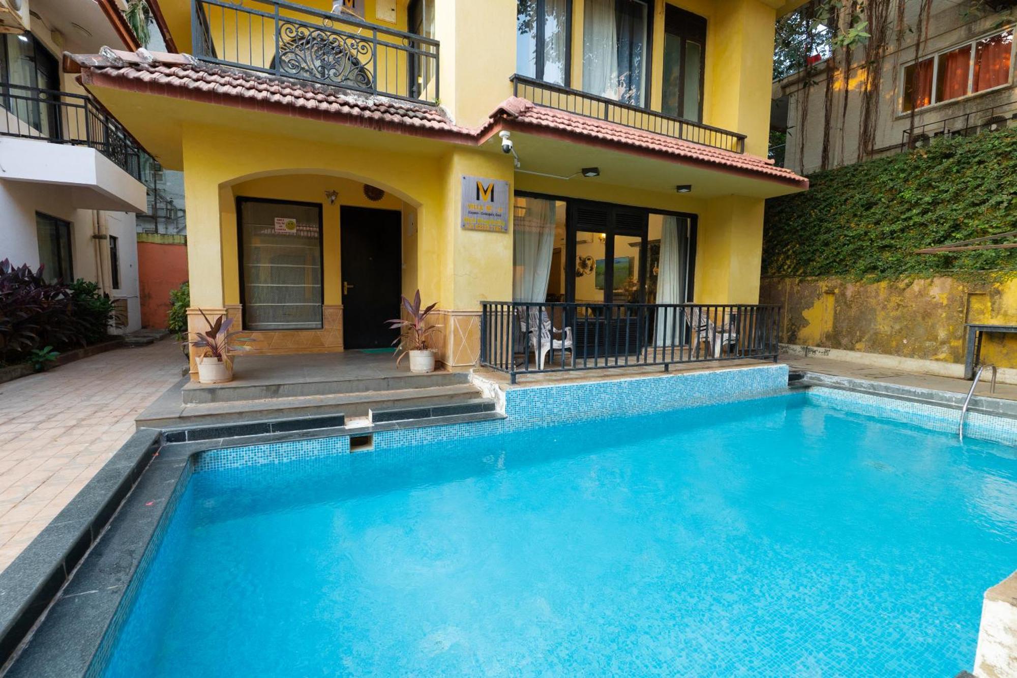 Villa M - Lagoon 4 Calangute 3Bhk Pool Facing, Breakfast Included Старый Гоа Экстерьер фото