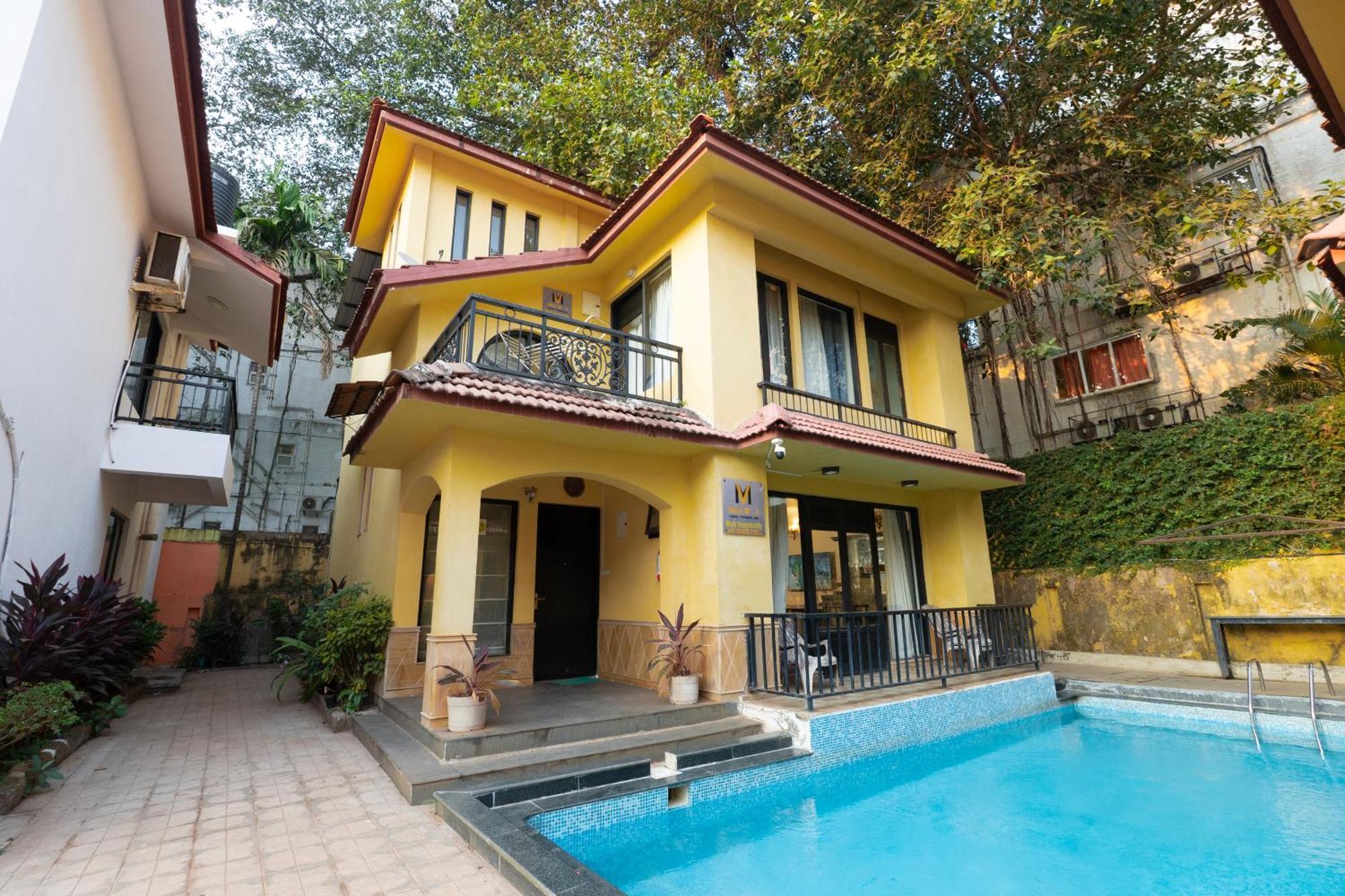 Villa M - Lagoon 4 Calangute 3Bhk Pool Facing, Breakfast Included Старый Гоа Экстерьер фото